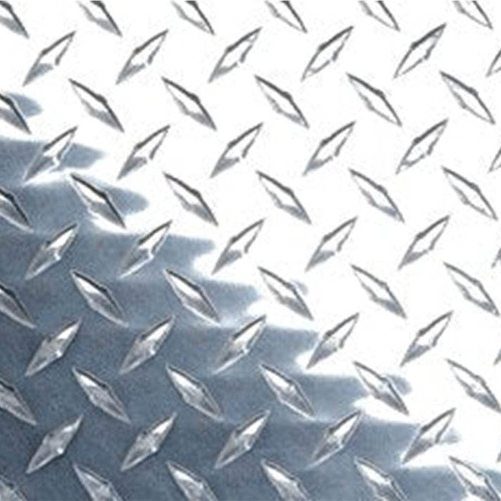 14GA Aluminum Checker Plate Kick Plate 30"L x 12"W - Boss Corner Guards